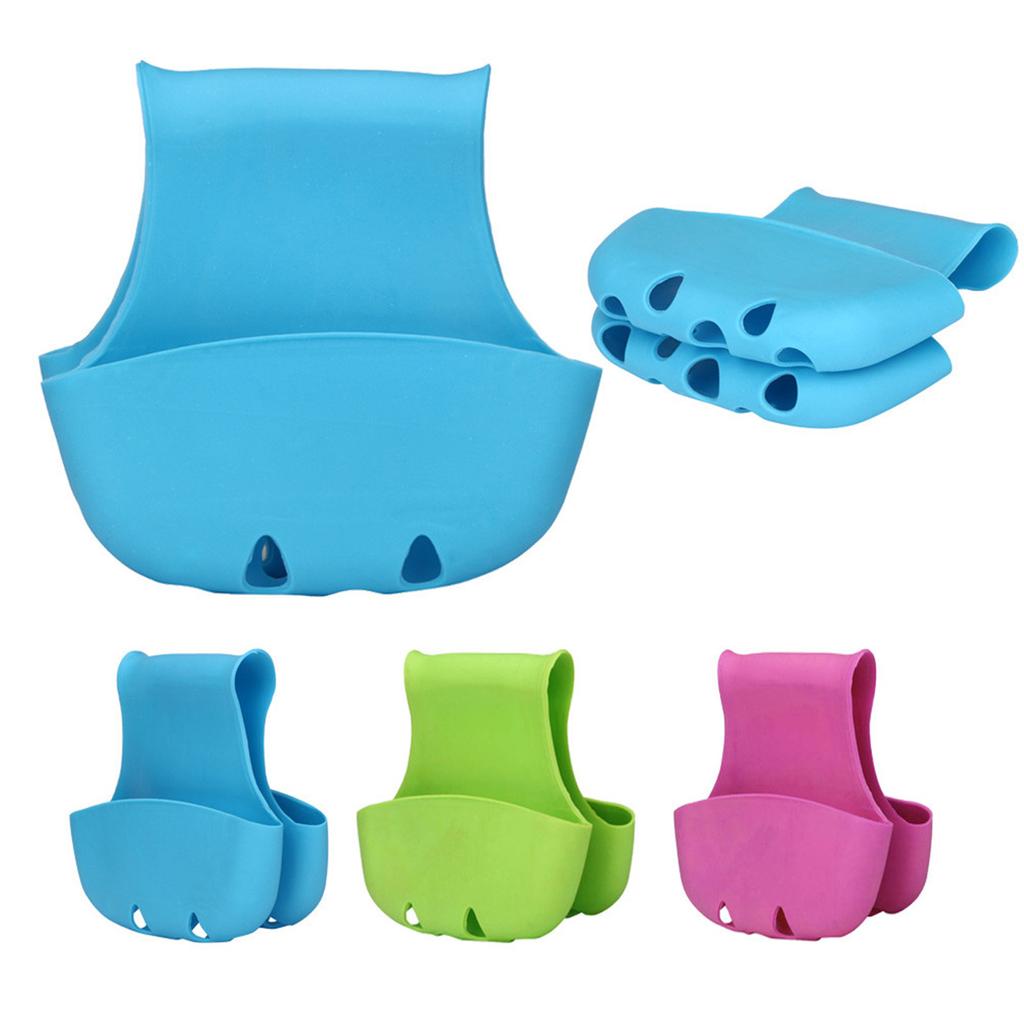 Double Sink Caddy Saddle Style Kitchen Organizer Storage Sponge Holder Rack Tool Kitchen Accessories