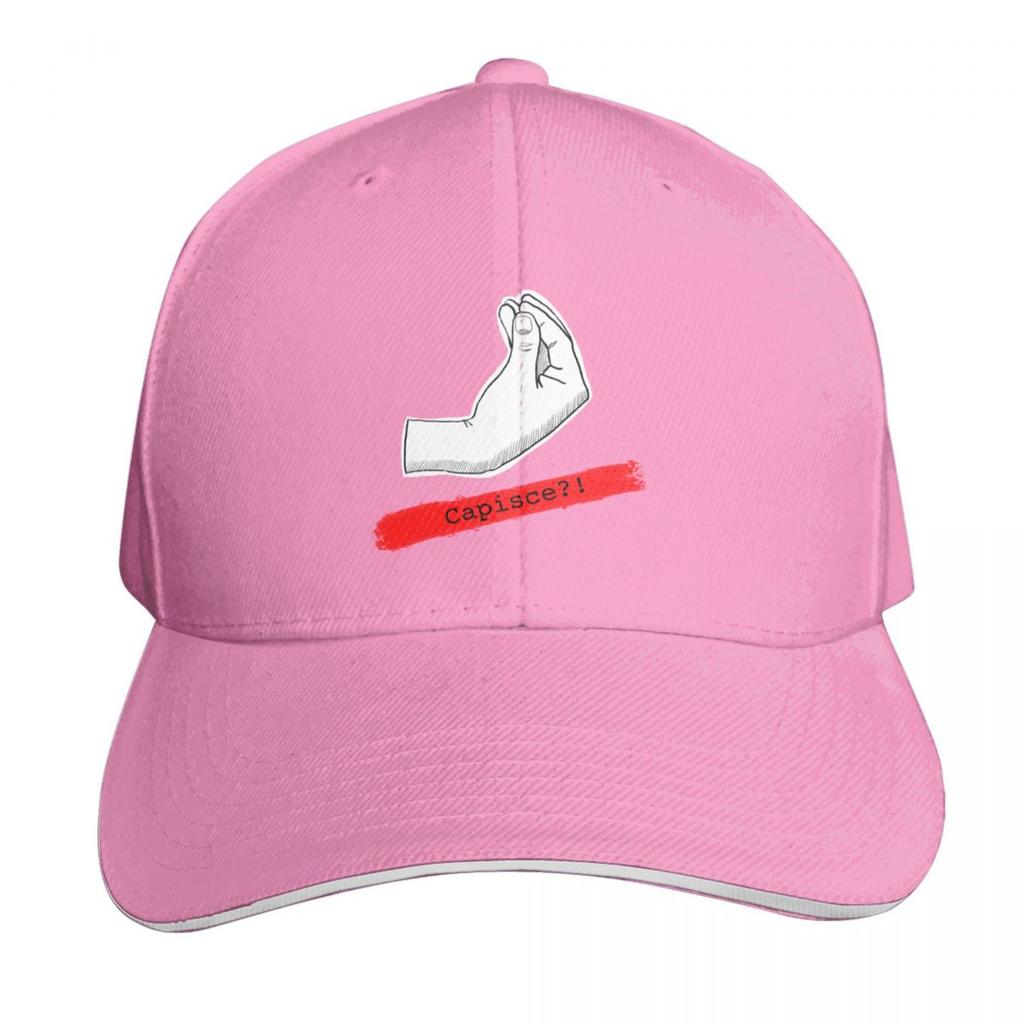 Capisce Italian Hand Meme Baseball Cap Casual Daily Wear Quick Dry Performance Cotton Twill Breathable