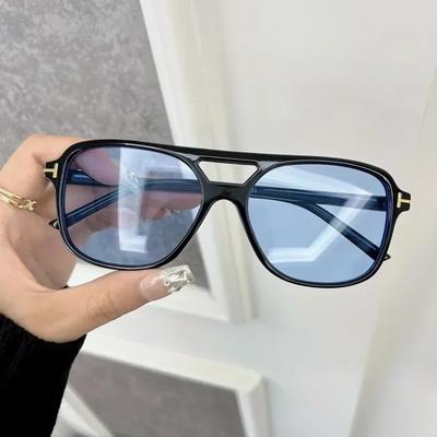 Moda Güneş Gözlüğü Kadın Erkek Kare Plastik Vintage Şık Büyük Boy Bayan Güneş Gözlüğü Retro Tatil