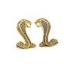 2Pcs 3D Metal Cobra Logo 3D Car Side Fender Emblem Badge Sticker Motorcycle Personalized Modification for All Models Decoration Car Accessories