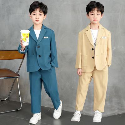 Completo Casual Stile Coreano Primavera & Autunno - Set Elegante per Fotografia & Performance Ragazzi