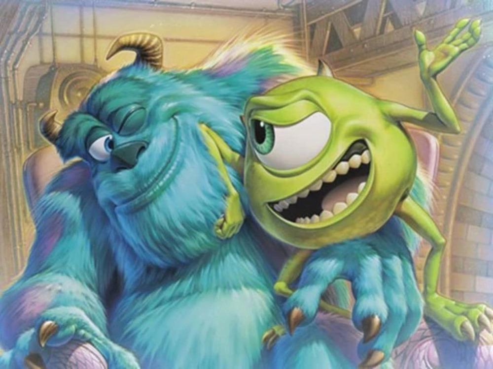 2025 Nuovo Monsters & Co Ricamo Diamante Cartone Animato Pittura Diamante Rotonda Nuovo Puzzle Mosaico Strass Decorazione Parete Casa