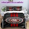 Flamengo football soccer Pattern Bedding,Quilt Set Quilt Cover Pillowcase Home Birthday Gift (1*duvet cover+2*pillowcase,without core)