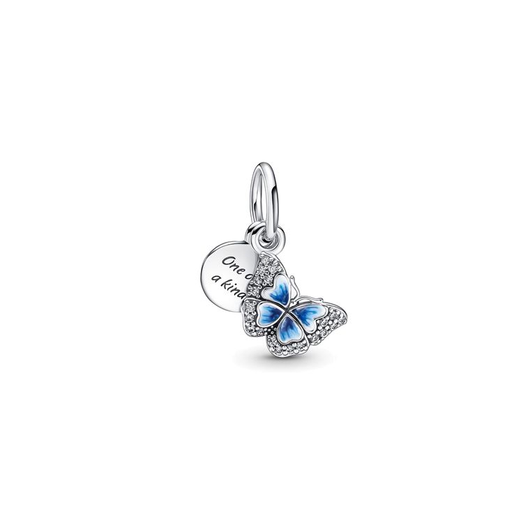 Pandora Moments Fashionable Versatile Butterfly And Message Charm Two In One Women Accessories 790757C01