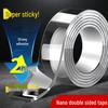 Nano Traceless High-Viscosity Double-Sided Tape - No Marks, Strong Adhesive