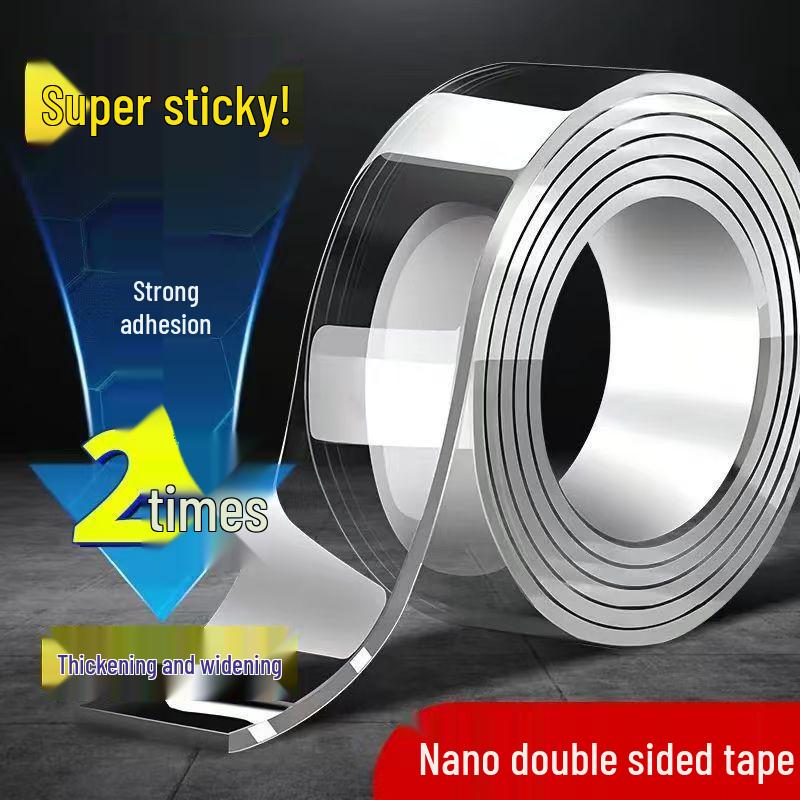 Nano Traceless High-Viscosity Double-Sided Tape - No Marks, Strong Adhesive