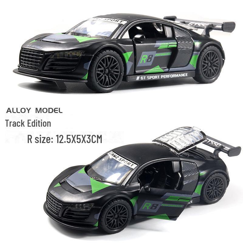 "Children's Off-Road Alloy Car Models with Open Doors - Sports Car Cake Decorations and Gifts for Boys"