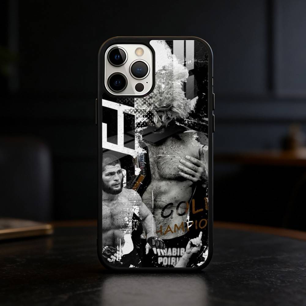 P4P Islam M-Makhachev Pouzdro na telefon Pro iPhone 17 16 15 14 13 12 Pro Max Plus pro Zrcadlový Bezdrátový Magnetický Kryt