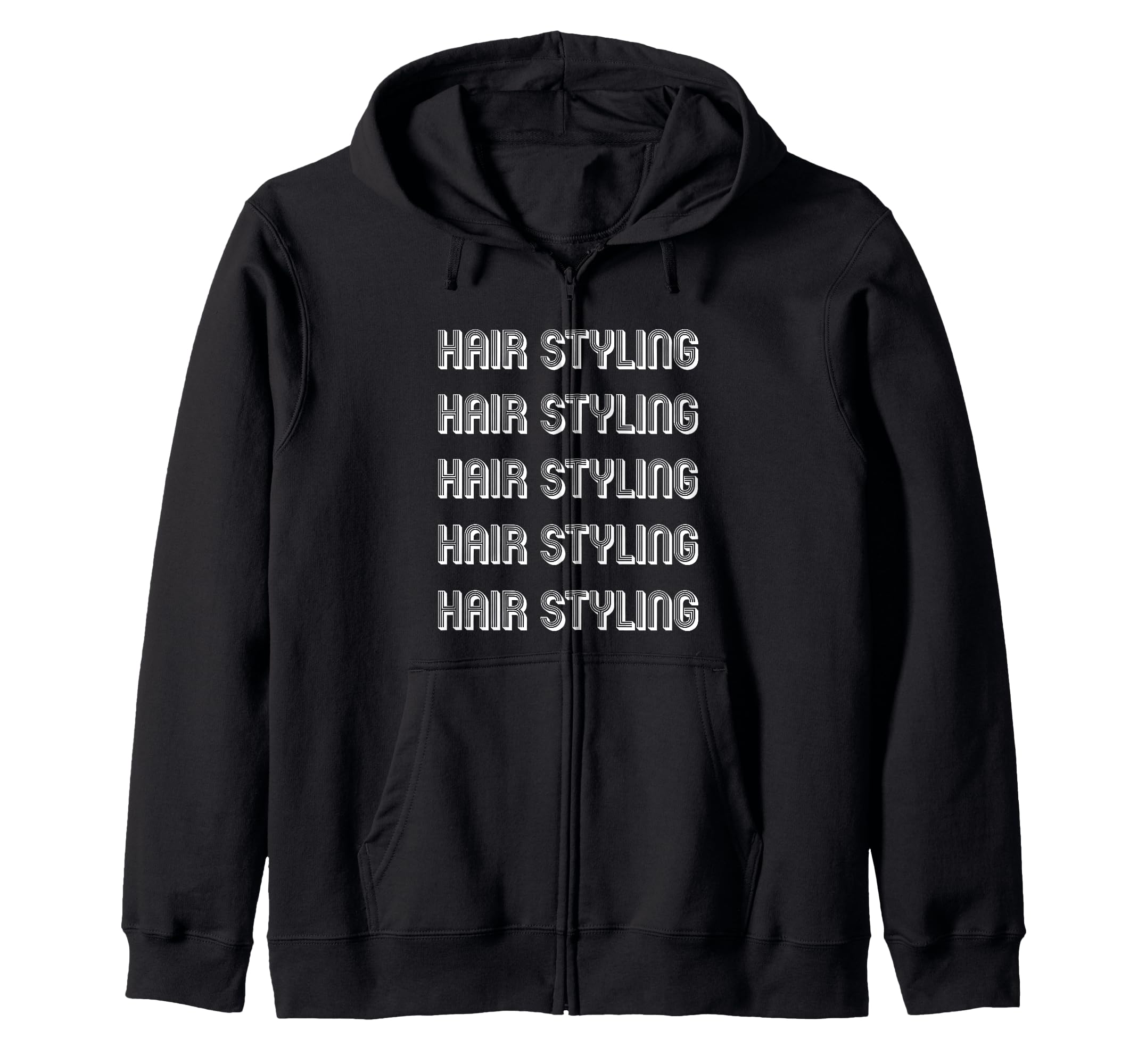 

Hair Styling Enthusiast Zip Parka чорний