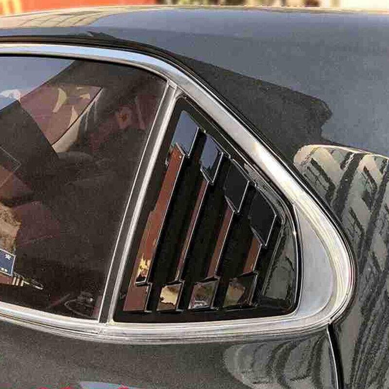 For Toyota Camry Sedan 2018      Car Rear Louver Window Side Shutter Cover Trim Sticker Vent Scoop ABS Auto