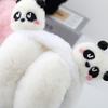 Cute Panda Folding Ear Cups for Children,Princesses  Plush Ear Cups for Girls Winter, and Warm Ear Cups for Students Cycling