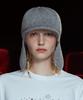 UNALLOYED Wool Knit Trooper Hat / Grey