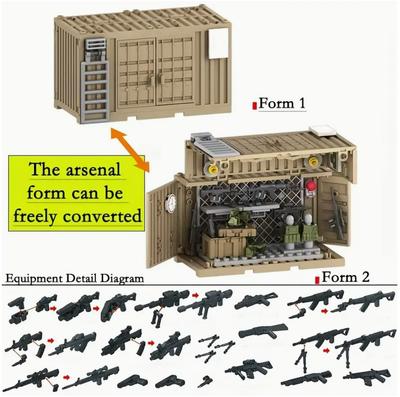 Militär-Thema Bausteine-Set SWAT Spezialeinheit Basis Bausteine Set Für Jungen Kreative Feiertagsgeschenke