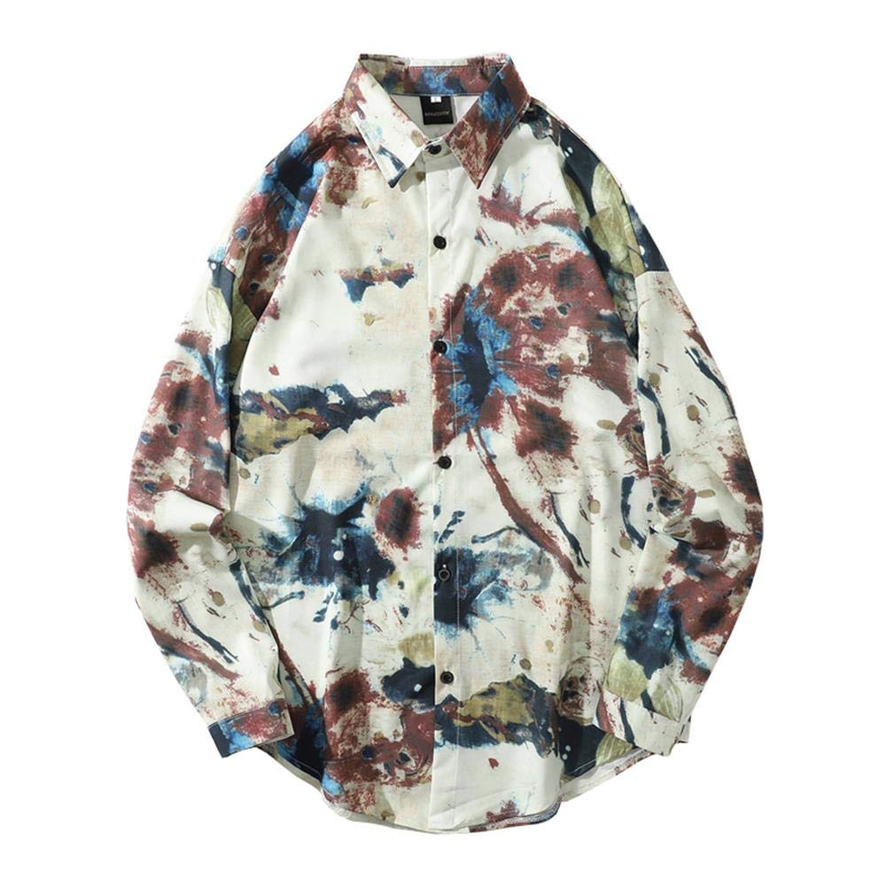 

GORBAST Long Sleeve Retro Breathable Casual Simple and Suitable for and Winter Men s Shirt, Shirt, Stylish, Spring, Autumn, [XL]