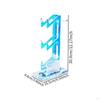 Game Controller Holder Headset Stand with Lights Organizer Accessories Rubber Pad Premium