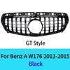 For Mercedes A-Class W176 2013-2018 Front Bumper Grille AMG Style Chrome Black Diamond Mesh Car Styling Replacement Universal