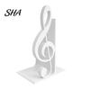 Treble Clef Table Ornament 3D Printed Music Note Bookend, Decorative Shelf Organizer, Modern Desk Decor for Home Creative Accessory Office Study,