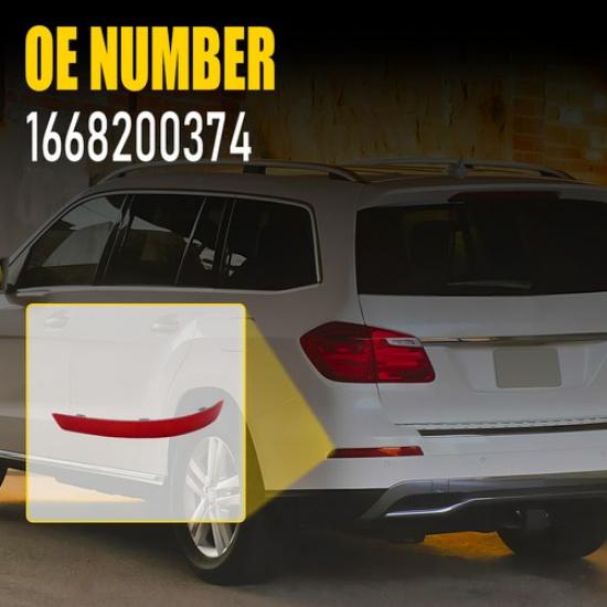 For Mercedes-Benz X166 GL450 GL500 2013-16 Rear Bumper Reflector Light LH B
