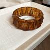 Smudging Irregular Wide Bracelet Bohemian Retro Hand Ring Unique Acrylic Bangle  Decoration