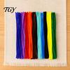 Chenille Stems for Pipe Cleaners 100Pcs Handicrafts, Flexible DIY Decorative Plush Strips Crafts Art Projects, Multi-colored Kids Adults Floral