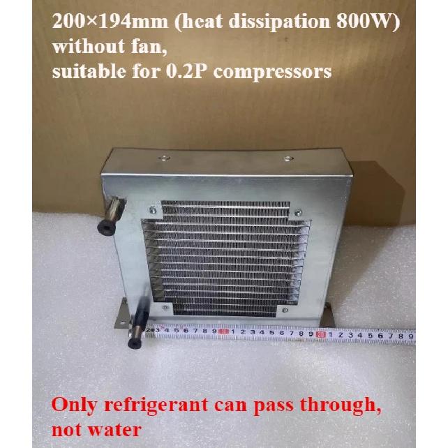 1PC Microchannel condenser coil parallel flow Condenser for Compressor refrigeration micro channel tube and fins heat exchanger