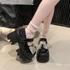 Fashion 10CM Bling Butterfly-knot Slippers Slip On Platform Wedge Sandals 2025 Women Summer Breathable High Heels Chunky Sneakers Woman