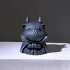 Resin Cat Figurines Magician Cat Figurine Hand-painted Magician Cat Statue for Halloween Decor Collectible Figurine for Home