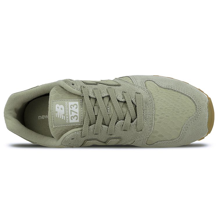 New Balance Nb 373 Comfortable Fabric Synthetic Leather Low Top Running Shoes Women sneaker Dark-Gray WL373MIW