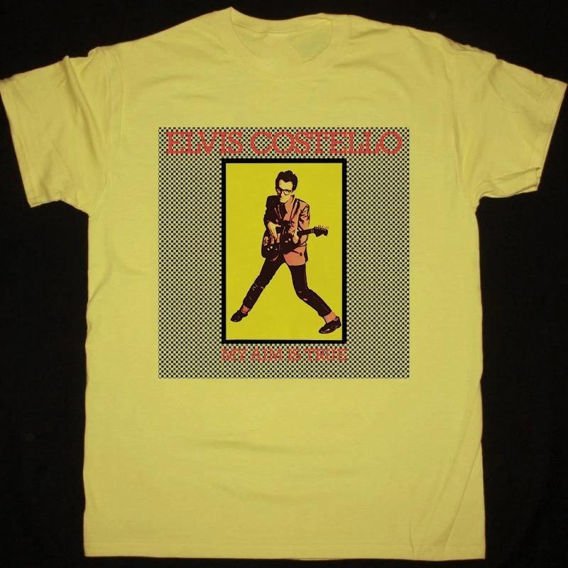 Elvis Costello My Aim Is True ALbum T Shirt Size S-5XL Unisex T-Shirt S