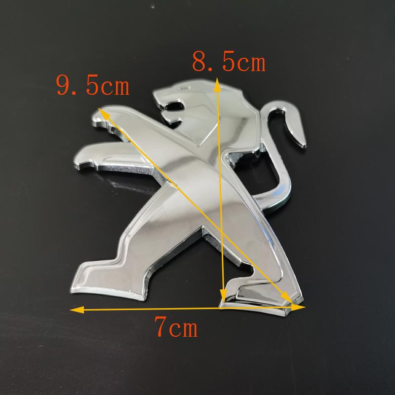 1pcs Front and Rear Car logo sticker For Peugeot Logo 201 206 207 307 308 301 407 408 508 2008 3008 4008 5008 badge Accessories