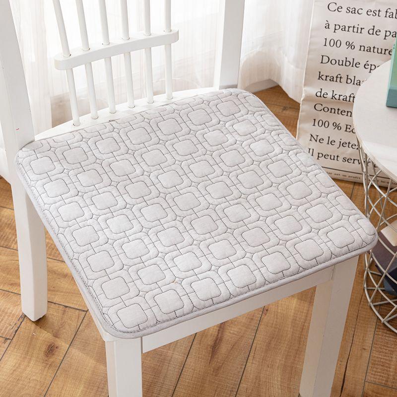 

Круглый год Нейтральная Хлопковая Ткань Подушка для Стула Офис Долгое Сидение Студенческая Подушка для Табурета из Чистого Хлопка Утолщенная Высококачественная Подушка для Обеденного Стула Cotton back-Gray 30*30cm (about 1.5cm thick)