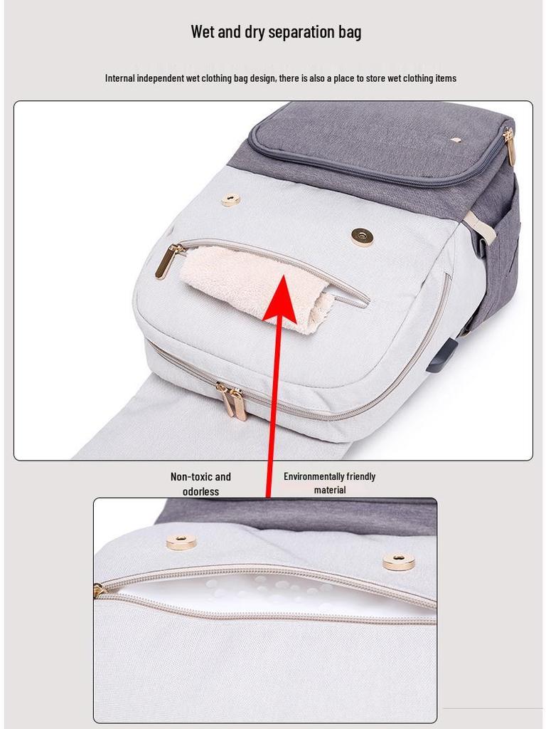 Maternity Travel Backpack: Multifunctional, Waterproof Mother & Baby Bag, New 2025 Edition