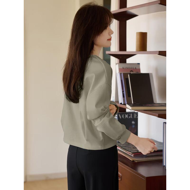 Mohan Yimei Casual Round Neck Loose Sweatshirt