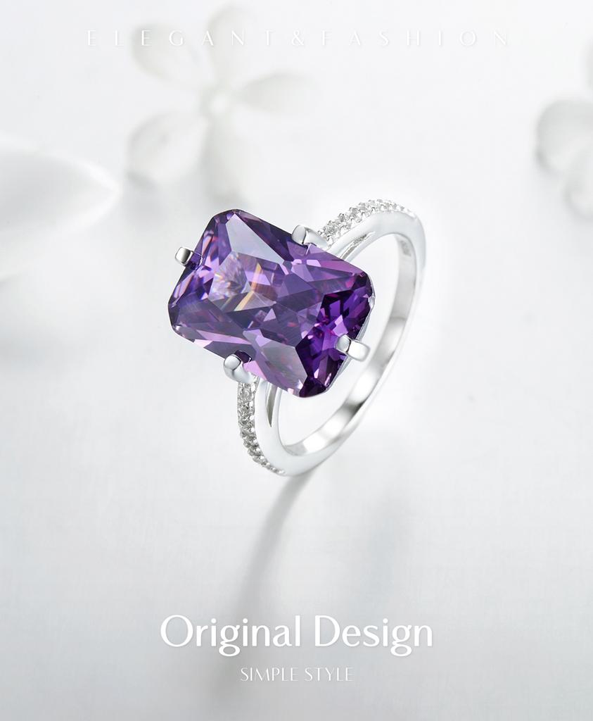 Modian Instagram New Classic Fashion 925 Silver Luxury Rings For Women Anniversary Engagement Jewelry Silver Ring Anel