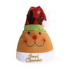 Christmas Creative Gold-stamped Santa Hat Christmas Party Decoration Cartoon Brushed Santa Hat