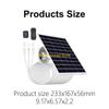 W89C Intelligent Solar Charging Panel, 8W, for XT2/ New Outdoor Surveillances Cameras, High Efficiency with Safety Features