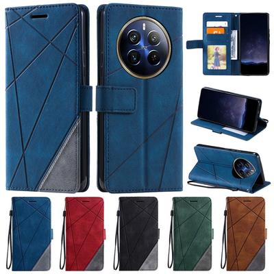 Pre Coque Realme 12 Pro+ Kryt Luxusné Vyklápacie Peňaženkové Kožené Puzdro na pre Funda OPPO Realme 12 Pro Plus Realme12 Plus Puzdro na Telefón Taška