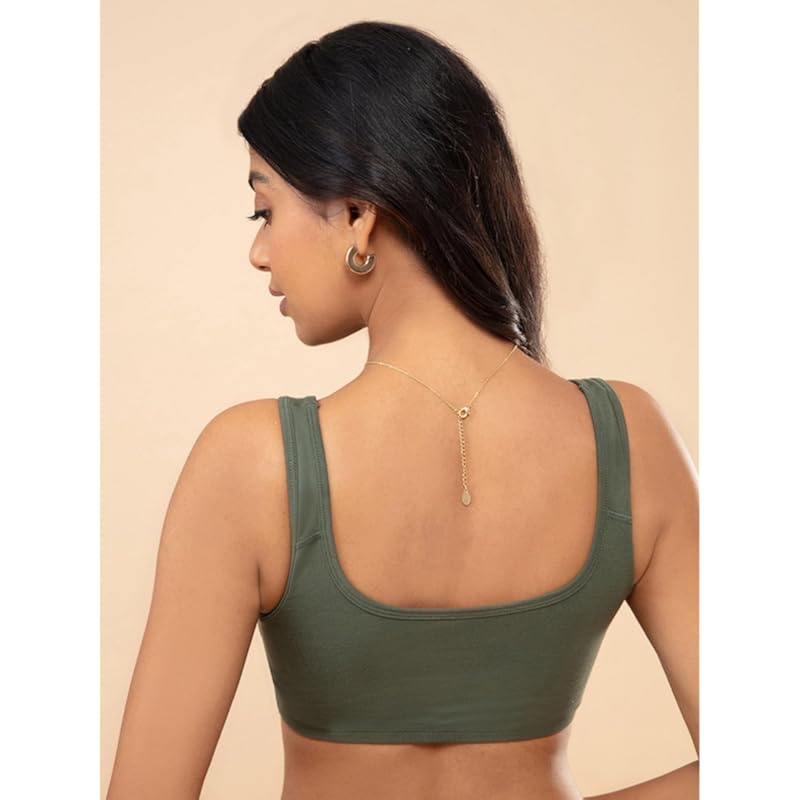 NYKD Soft Cup Easy Peasy Slip On Everyday Bra for Women, Wireless, Full Coverage, Support Shaper, Non Padded Sports Bra-