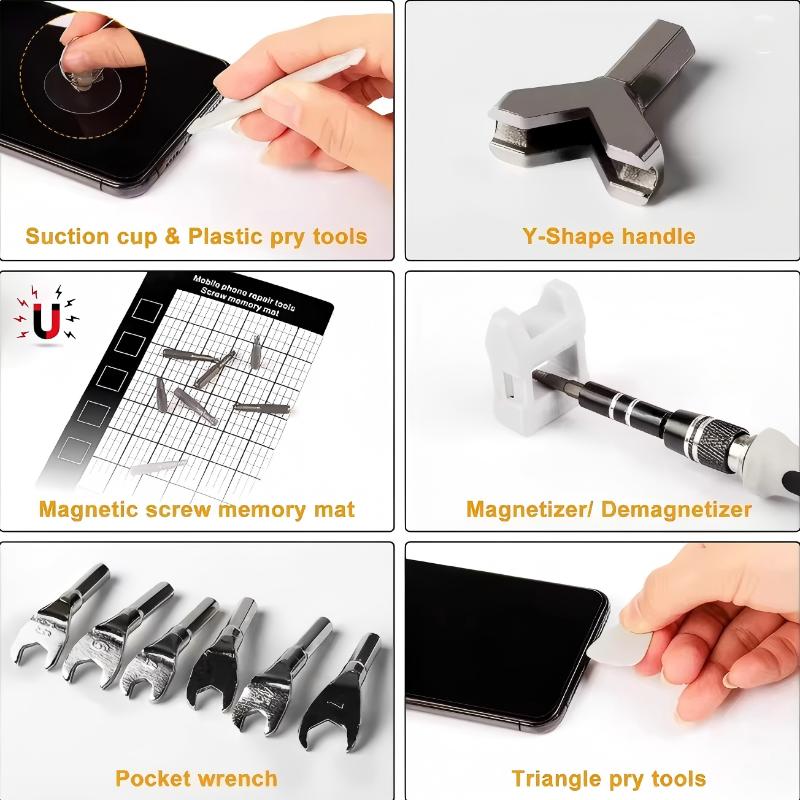 115 In 1 Precision Screwdriver Set Multifunctional Magnetic Repair Tool Kit For Computer Laptop Phone Macbook And Household Device Maintenance