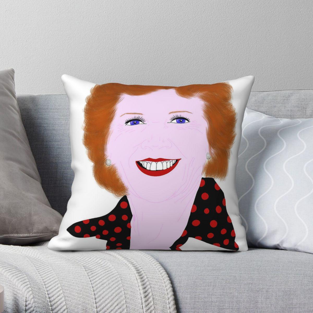 Lu Xika Chen Unisex Black Cilla Singer Pillowcase Polyester Linen Velvet Pattern Zip Decor Pillow Case Home Cushion Case