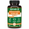 Nutrabud Ashwagandha KSM66 500mg - 30 Kapseln - KSM 66 Ashwagandha Tabletten für Männer & Frauen - 5% Withanolide für Stressabbau, Energie & Erholung