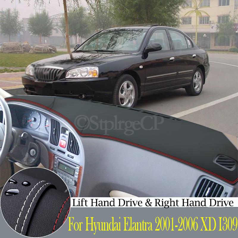 quality leather instrument panel protection pad and light-proof pad for Hyundai Elantra 2001-2006 XD I30 car styling accessories