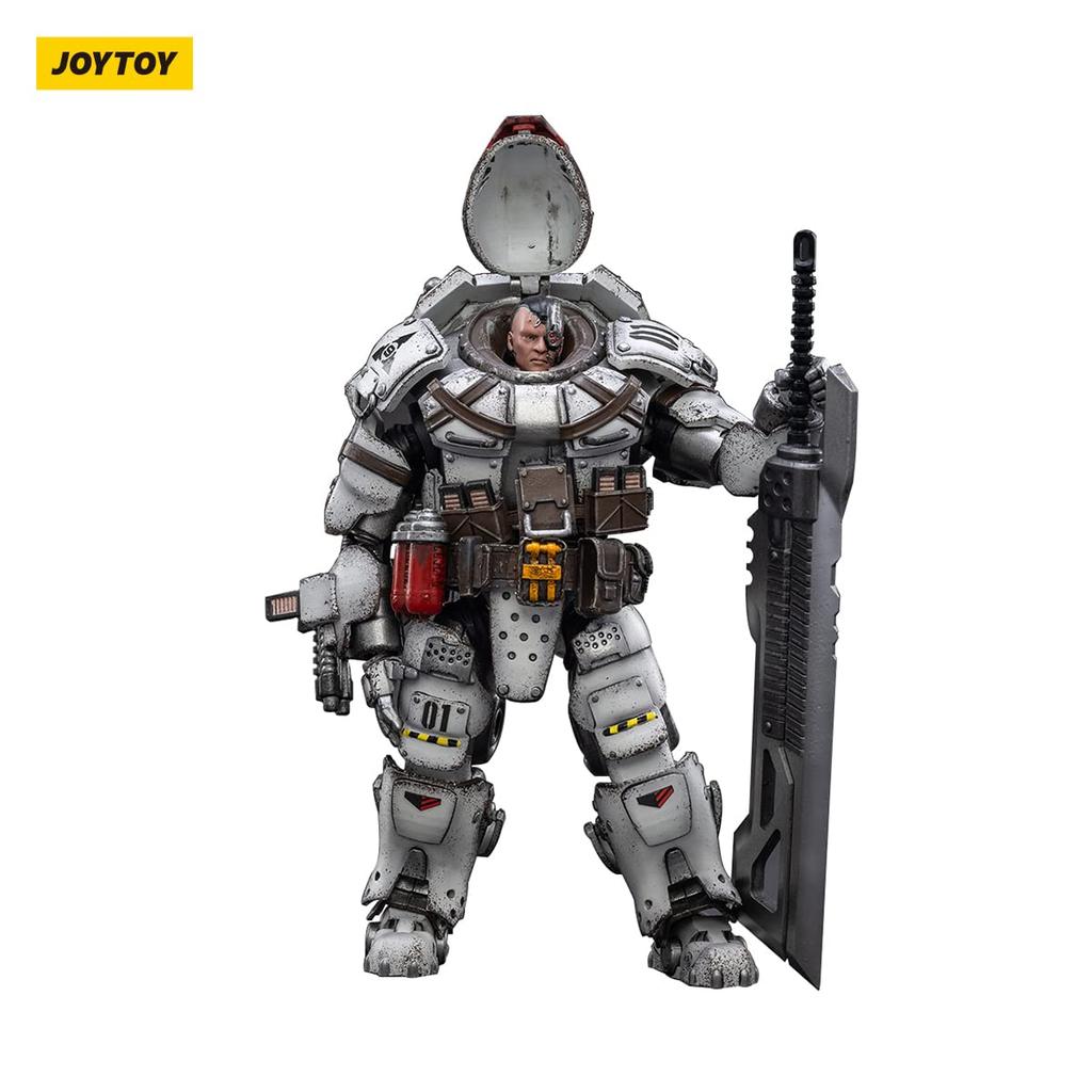 JOYTOY War The Sad Expeditionary 9th White Iron Cavalry PVC ABS Painted Action JT3051 Star Force, Regiment, 1/18 Scale, & Figure,
