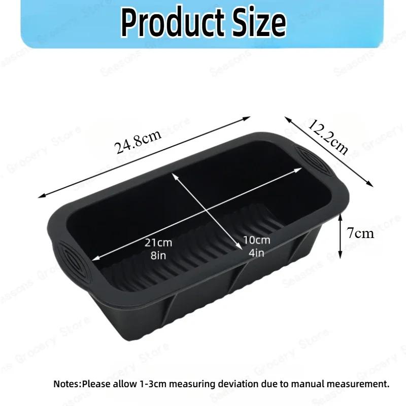 Silikonform för limpa Non-Stick Brödform Kök Brödform Form för Bakning Köttfärslimpa Isblock och Lätt Släpp
