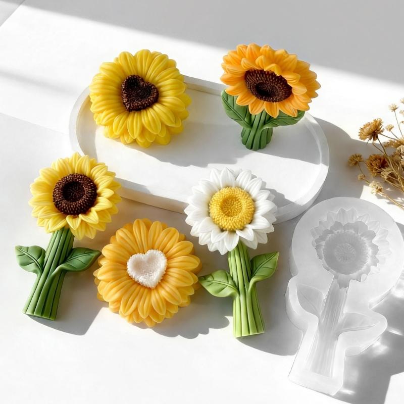 Premium Food Safe elastomer Flower cast For Candy Chocolate Ice designs And Handmade candlewax Crafting