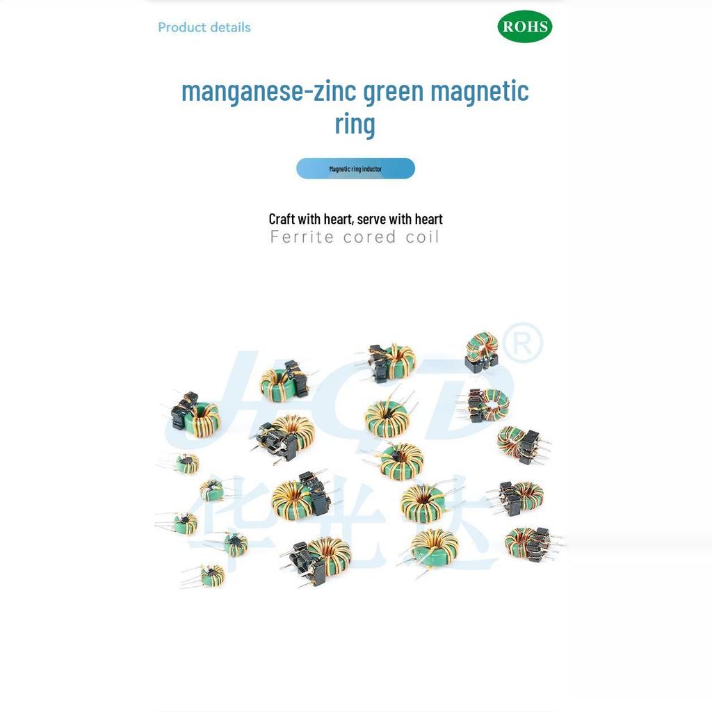Green T953 Common Mode Magnetic Ring Inductor, 9x5x3mm, 200UH/240UH/500UH Coil