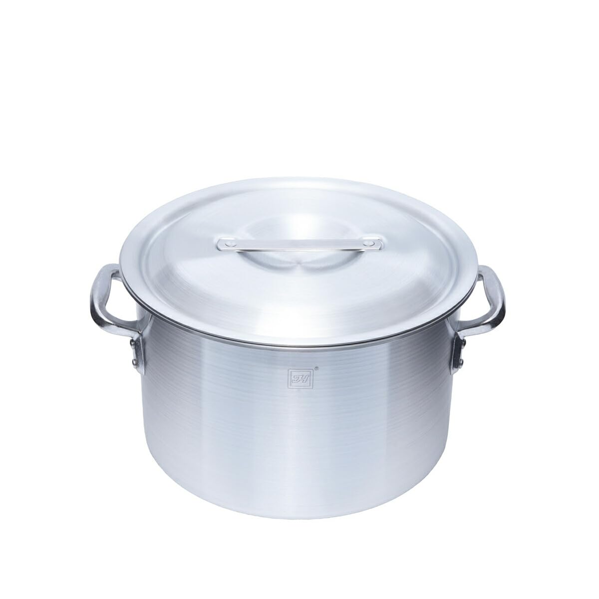 

Алюминиевая кастрюля Thunder Group Half Body IH совместимая 30 см 14 л со шкалой и крышкой для коммерческого использования Двуручная кастрюля IALHZND030