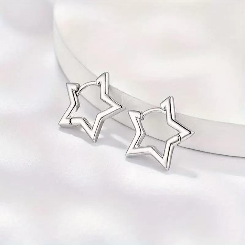 

Модные Женские Универсальные Серьги-Кольца С Высококлассным Характером One Size