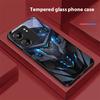 Kreativer Mech Für Xiaomi Redmi 13C Note13 12 Pro Plus 5G Note 9 13T Pro POCO X6 F5 F6 Schwarze Gehärtetes Glas Handyhülle