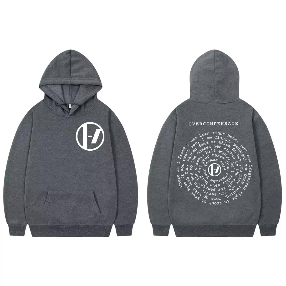 

Twenty One Pilots Double Sided Print Hoodie Fashion Casual Oversized Pullovers Men Women Casual Long Sleeve Fleece Sweatshirts 3XL